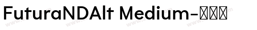 FuturaNDAlt Medium字体转换